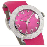 Buy Shop Marc Jacobs Amy Pop Pink Dial Pink Leather Strap Watch for Women - MBM1286 USA Online