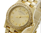 Buy Shop Marc Jacobs Henry Gold Dial Gold Steel Strap Watch for Women - MBM3277 USA Online