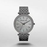Buy Shop Michael Kors Darci Quartz Mother of Pearl Grey Dial Grey Steel Strap Watch For Women - MK3433 USA Online