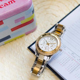 Buy Shop Fossil Stella Sport Multifunction Silver Dial Two Tone Steel Strap Watch for Women - ES5107 USA Online