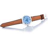Buy Shop Fossil Grant Chronograph Blue Dial Brown Leather Strap Watch for Men - FS5184 USA Online