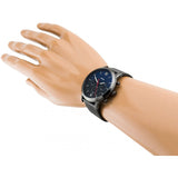 Buy Shop Fossil Neutra Chronograph Blue Dial Silver Mesh Bracelet Watch for Men - FS5383 USA Online