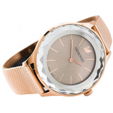 Buy Shop Swarovski Octea Nova Grey Dial Gold Mesh Bracelet Watch for Women - 5451634 USA Online