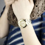 Buy Shop Marc Jacobs Blade Gold Dial Gold Steel Strap Watch for Women - MBM3141 USA Online