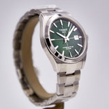Buy Shop Tissot Gentleman Powermatic 80 Silicium Green Dial Silver Steel Strap Watch For Men - T127.407.11.091.01 USA Online