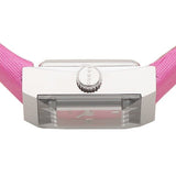 Buy Shop Gucci G-Frame Square Fuchsia Mother of Pearl Dial Fuchsia Leather Strap Watch For Women - YA128533 USA Online