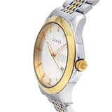 Buy Shop Gucci G Timeless Silver Dial Two Tone Steel Strap Watch For Men - YA126409 USA Online