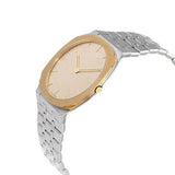 Buy Shop Gucci 25H Quartz Gold Dial Silver Steel Strap Watch for Men - YA163405 USA Online