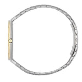 Buy Shop Gucci 25H Quartz Gold Dial Silver Steel Strap Watch for Women - YA163403 USA Online