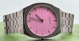 Buy Shop Gucci 25H Quartz Pink Dial Silver Steel Strap Watch for Women - YA163410 USA Online