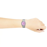 Buy Shop Gucci 25H Quartz Pink Dial Silver Steel Strap Watch for Women - YA163410 USA Online