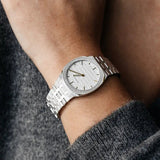 Buy Shop Gucci 25H Quartz Silver Dial Silver Steel Strap Unisex Watch - YA163407 USA Online