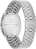 Buy Shop Gucci 25H Quartz Silver Dial Silver Steel Strap Unisex Watch - YA163407 USA Online