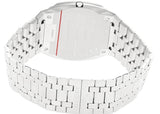 Buy Shop Gucci 25H Quartz Silver Dial Silver Steel Strap Unisex Watch - YA163407 USA Online