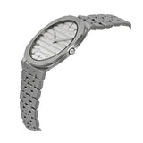 Buy Shop Gucci 25H Quartz Silver Dial Silver Steel Strap Watch For Women - YA163402 USA Online