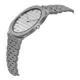 Buy Shop Gucci 25H Quartz Silver Dial Silver Steel Strap Watch For Women - YA163402 USA Online