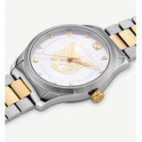 Buy Shop Gucci G Timeless Silver Dial Two Tone Steel Strap Watch For Women - YA1264074 USA Online