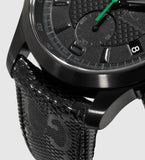 Buy Shop Gucci G Timeless Chronograph Black Dial Black Leather Strap Watch For Men - YA126244 USA Online