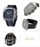Buy Shop Gucci Coupe Chronograph Blue Dial Two Tone NATO Strap Watch for Men - YA131203 USA Online