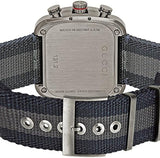 Buy Shop Gucci Coupe Chronograph Blue Dial Two Tone NATO Strap Watch for Men - YA131203 USA Online