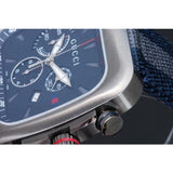 Buy Shop Gucci Coupe Chronograph Blue Dial Two Tone NATO Strap Watch for Men - YA131203 USA Online