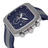 Buy Shop Gucci Coupe Chronograph Blue Dial Two Tone NATO Strap Watch for Men - YA131203 USA Online
