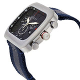 Buy Shop Gucci Coupe Chronograph Blue Dial Two Tone NATO Strap Watch for Men - YA131203 USA Online