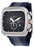 Buy Shop Gucci Coupe Chronograph Blue Dial Two Tone NATO Strap Watch for Men - YA131203 USA Online