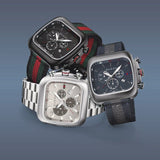 Buy Shop Gucci Coupe Chronograph Quartz Black Two Tone NATO Strap Watch For Men - YA131202 USA Online
