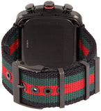 Buy Shop Gucci Coupe Chronograph Quartz Black Two Tone NATO Strap Watch For Men - YA131202 USA Online