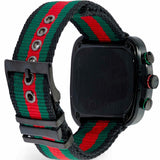 Buy Shop Gucci Coupe Chronograph Quartz Black Two Tone NATO Strap Watch For Men - YA131202 USA Online