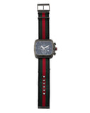 Buy Shop Gucci Coupe Chronograph Quartz Black Two Tone NATO Strap Watch For Men - YA131202 USA Online