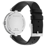 Buy Shop Gucci Diamantissima Diamonds Black Dial Black Leather Strap Watch For Women - YA141403 USA Online