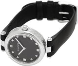 Buy Shop Gucci Diamantissima Diamonds Black Dial Black Leather Strap Watch For Women - YA141403 USA Online