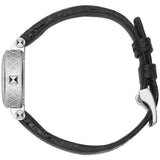Buy Shop Gucci Diamantissima Diamonds Mother of Pearl Dial Black Leather Strap Watch For Women - YA141511 USA Online