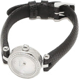 Buy Shop Gucci Diamantissima Diamonds Mother of Pearl Dial Black Leather Strap Watch For Women - YA141511 USA Online