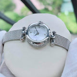 Buy Shop Gucci Diamantissima Diamonds Mother of Pearl Dial Silver Mesh Bracelet Watch for Women - YA141512 USA Online