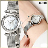 Buy Shop Gucci Diamantissima Diamonds Mother of Pearl Dial Silver Mesh Bracelet Watch for Women - YA141512 USA Online