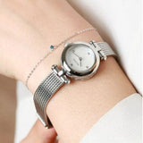 Buy Shop Gucci Diamantissima Diamonds Mother of Pearl Dial Silver Mesh Bracelet Watch for Women - YA141512 USA Online