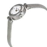 Buy Shop Gucci Diamantissima Diamonds Mother of Pearl Dial Silver Mesh Bracelet Watch for Women - YA141512 USA Online