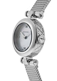 Buy Shop Gucci Diamantissima Diamonds Mother of Pearl Dial Silver Mesh Bracelet Watch for Women - YA141512 USA Online