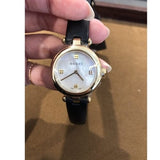 Buy Shop Gucci Diamantissima Mother of Pearl Dial Black Leather Strap Watch For Women - YA141505 USA Online