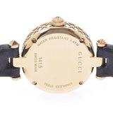 Buy Shop Gucci Diamantissima Mother of Pearl Dial Black Leather Strap Watch For Women - YA141505 USA Online