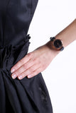 Buy Shop Gucci Diamantissima Quartz Black Dial Black Leather Strap Watch for Women - YA141401 USA Online