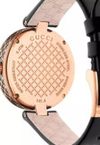 Buy Shop Gucci Diamantissima Quartz Black Dial Black Leather Strap Watch for Women - YA141401 USA Online
