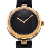 Buy Shop Gucci Diamantissima Quartz Black Dial Black Leather Strap Watch for Women - YA141401 USA Online