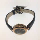 Buy Shop Gucci Diamantissima Quartz Black Dial Black Leather Strap Watch for Women - YA141501 USA Online