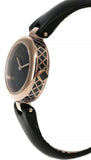 Buy Shop Gucci Diamantissima Quartz Black Dial Black Leather Strap Watch for Women - YA141501 USA Online