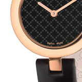Buy Shop Gucci Diamantissima Quartz Black Dial Black Leather Strap Watch for Women - YA141501 USA Online