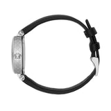 Buy Shop Gucci Diamantissima Quartz Diamonds Black Dial Black Leather Strap Watch for Women - YA141506 USA Online